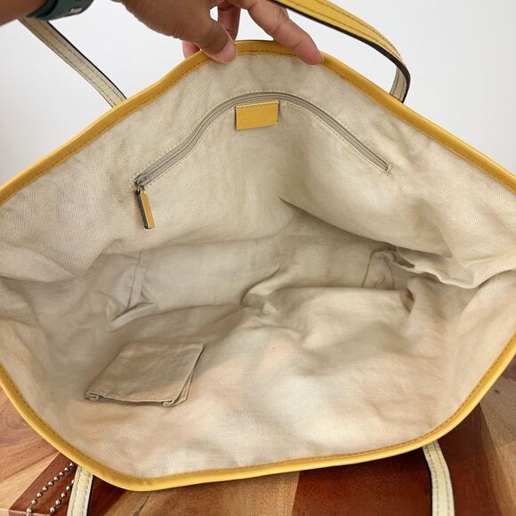 Pre-Owned Gucci GG Canvas Sherry Line Tote Bag 211970 - Picture 9 of 12